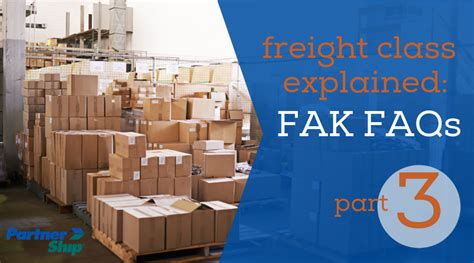 fak freight paper.